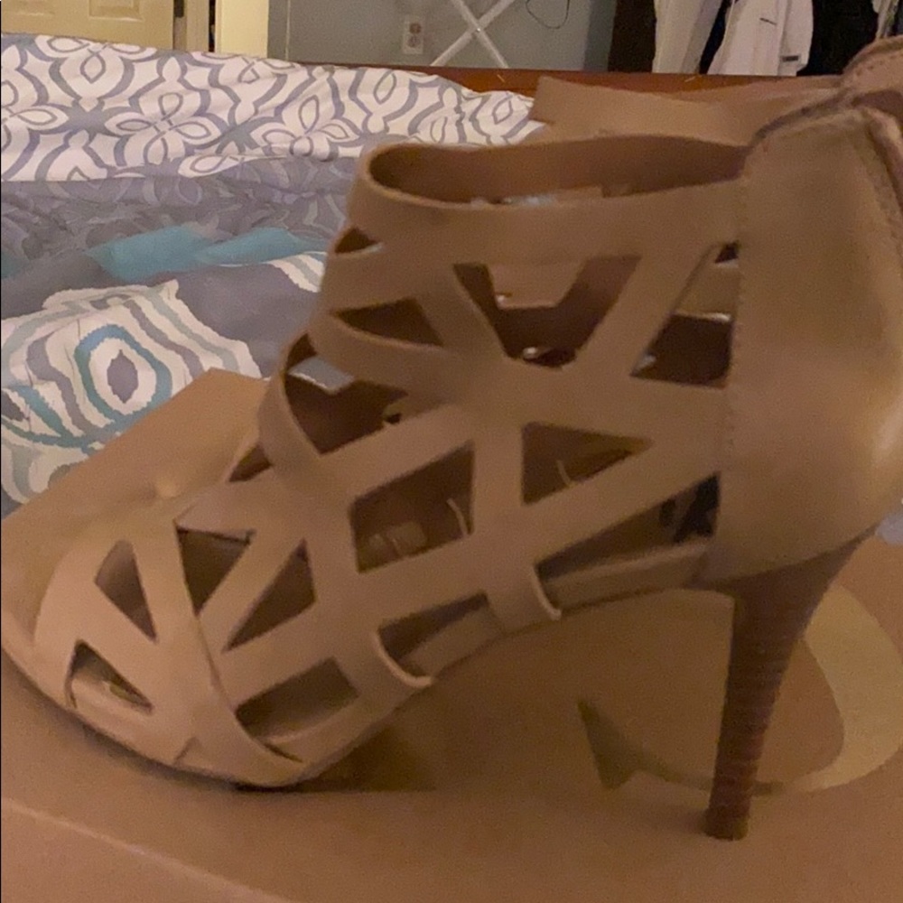 Open toe heels